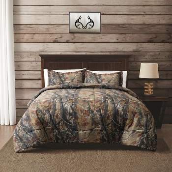 Realtree All Purpose Brown Camouflage Comforter Set