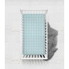 Bacati - Houndstooth/Herringbone Aqua Unisex Muslin 4 pc Toddler Bedding Set - 4 of 4