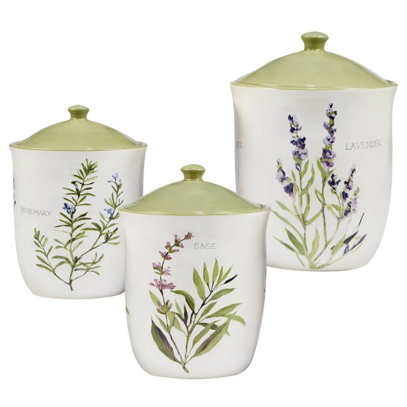 3pc Fresh Herbs Canister Set - Certified International, 3 of 5