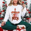 Simply Sage Market Women's Jingle Bell Rock Checkered Long Sleeve Garment Dyed Tee - 2 of 4