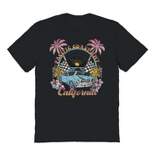 Rerun Island Men's California Car Short Sleeve Graphic Cotton T-shirt