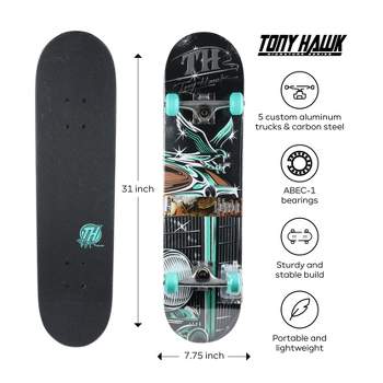 Tony Hawk Skateboard for beginner and professional skaters - Retro Car