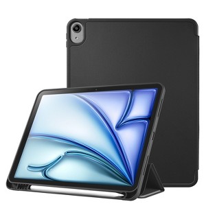 Vena For Apple iPad Air 13 Inch Case with Pencil Holder, iPad Air M3 13 Inch Case, Trifold Stand, iPad Pro 12.9" Case (2022/2021/2020/2018), Black - 1 of 4