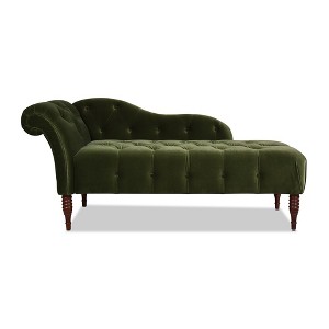 Jennifer Taylor Home Samuel Tufted Roll Arm Chaise Lounge - 1 of 4