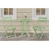 3 Piece Patio Set,Folding Patio Table and Chairs, Folding Outdoor Patio Furniture Sets,Weather Resistant Conversation Set for Yard Garden - 4 of 4