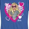 Women's - Barbie - Sketchy Hearts Barbie Short Sleeve Graphic T-Shirt - 2 of 4