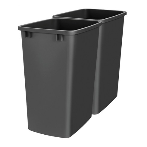 Poubelle De Recyclage 27 Quarts En Plastique Blanc Pour Cuisine - Remplacement RV-1024-11-2
