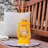 Feuerhand Outdoor Kerosene Fuel Lantern, German Made Weather Resistant Baby Special 276 Galvanized Hurricane Lamp for Camping or Patio, 10 Inches - 2 of 4