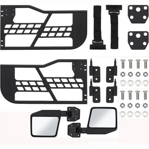 Off-Road Half Doors, Wrangler JL/JLU & JT Compatible, Steel Tubular Construction, Adventure-Ready, Set of 2 - 1 of 4