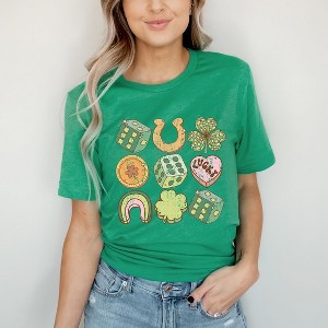 Simply Sage Market Women's St. Patrick's Charm Chart Short Sleeve Graphic Tee - 1 of 4