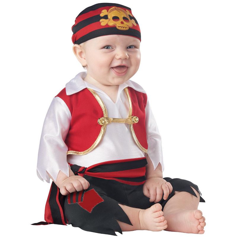 California Costumes Pee Wee Pirate Infant Costume, 6-12 Months, 1 of 2