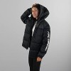 Members Only Women's Twill Block Puffer Oversized Jacket - 2 of 3