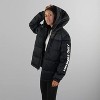 Members Only Women's Twill Block Puffer Oversized Jacket - image 2 of 3