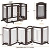 Yaheetech 32″ H Pet Gate with Wood and Wire for Doorway - 4 of 4