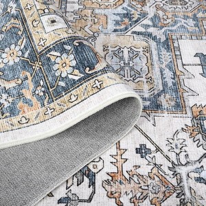 Area Rug for Living Room,9x12 Machine Washable Vintage Rug Carpet for Bedroom Dinning Room,Distressed Area Rug Indoor Non Slip - 1 of 4