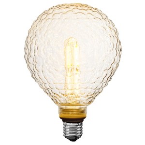 Festive Living G125 + LED Filament Outdoor Covered Patio Pendent Edison Replacement Bulbs, Warm White 2700K, E26 Medium Base - 1 of 4