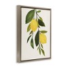 Stupell Industries Simple Yellow Country Lemon Leaf Floating Frame Canvas Art, Brown, 25" x 31" - 2 of 4