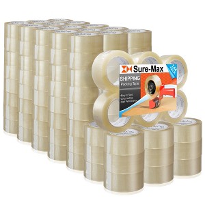 Sure-Max Premium Carton Packing Tape 1.8 mil 330 Feet (110 yards) - Clear - 1 of 4