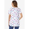 Woman Within Plus Size Notch-Neck Pocket Tee - 3 of 4