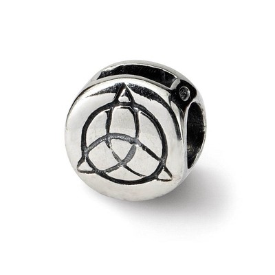 Black Bow Jewelry Sterling Silver Celtic Trinity Bead Charm
