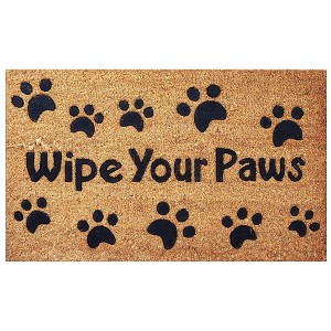 Envelor Coir Door Mat with Non-Slip Rubber Backing - 1 of 4
