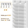 End Shoe Clutter: 10-Tier Over-Door Organizer Holds 30+ Pairs - Clear Pockets for Easy Viewing, Ideal Storage for Large Families - 4 of 4