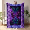 KWPZQEB Printed Flannel Blanket-Soft, Warm, Lightweight for Couch,Office, Bed, Camping, Travel-Multi-Purpose Gift for All Seasons - 2 of 4