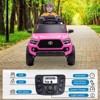 Garvee 12V Kids Ride On Car, Licensed Toyota Vehicles with Parent Remote Control Spring Suspension Safety Belt,Soft Start,for Boys Girls - 4 of 4