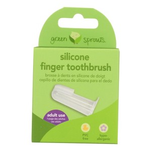 Green Sprouts Silicone Finger Toothbrush Adult Use - 1 ct - 1 of 4