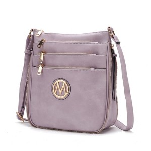 MKF Collection Salome Shoulder Crossbody Women’s Handbag Expandable Multi-Compartment Vegan Leather by Mia K - 1 of 4
