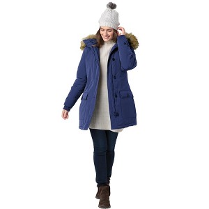 Woman Within Plus Size The Arctic Parka; - 1 of 4