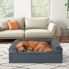 Costway Cooling Gel Dog Bed for Large Dogs with Removable Bolsters & Washable Cover - 4 of 4