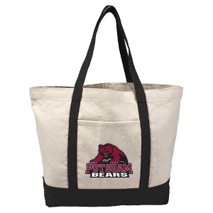 State University Of New York At Potsdam Primary Logo Canvas Tote Bag With External Pocket, Reusable Shoulder Bag for Shopping, School, Beach - 1 of 4