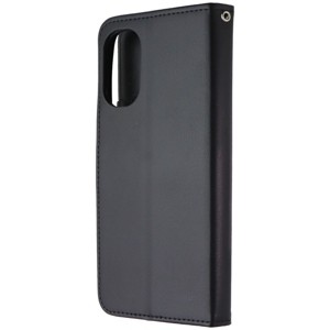 Mybat MyJacket Wallet w/ Magnetic Clasp for Motorola Moto G 5G (2022) - Black - 1 of 1