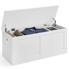 Wooden Storage Chest, Securely Opens 39.4"x15.7"x18.3" for Organizing Home Spaces - 2 of 4