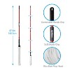 Racxily 57.5" long handle self bending twist mop, dry & wet ultra-fine fiber floor mop, wet mop for floor cleaning, commercial and household cleaning - 2 of 4
