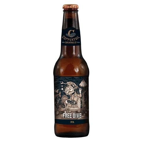 Coppertail Freedive Ipa Beer 6pk 12 Fl Oz Bottles Target