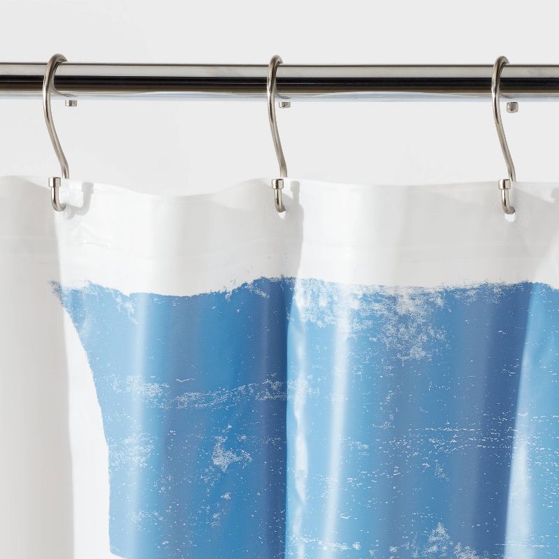 PEVA Mountains Shower Curtain Blue - Room Essentials&#8482;, 4 of 6