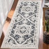 Washable Runner Rug Non Slip Vintage Floral Medallion Distressed Low Pile Carpet for Kitchen Laundry Entryway - 2 of 4
