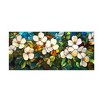 Flowers Privacy Film, Removable Glass Door Covering Stickers for Living Room, Bedroom - 45x100cm - 2 of 4