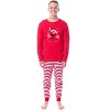 Sesame Street Unisex Family Christmas Santa Elmo Sleep Pajama Set Red - 2 of 4