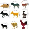 TEMI 24-Piece Mini Farm Animal Figurines Set, Realistic Educational Toys and Cake Decorations - 3 of 4