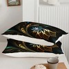 Acoinel 3 Pcs Fractal Art Comforter Set with 2 Pillowcases - 3 of 4
