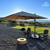 CASAINC 10 FT Square Cantilever Umbrella - 4 of 4