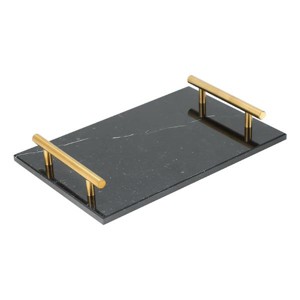 Hub Styler Marble Stone Elegant Tray - 1 of 4