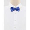 INSPIRE CHIC Men's Satin Pre-tied Bow Ties Formal Solid Tuxedo Bowtie with Adjustable Neck Band - 4 of 4