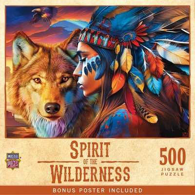 MasterPieces Indigenous Spirit - Spirit of the Wilderness 500 Piece Jigsaw Puzzle