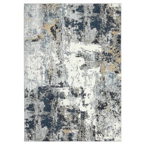 Washable Area Rugs, Large Modern Abstract Living Room Rug Soft Anti-Skid Thin Carpet Indoor Floor Carpets for Bedroom Dining Nursery Home Office - 1 of 4