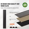 VEVOR Wood Slat Acoustic Panels, 7.9 x 94.5 inch, MDF Accent Wooden Wall Panels for Modern Interior Wall Decor, Faux Wood Wall Board Panels, Black - 3 of 4