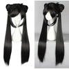 Unique Bargains Women's Wigs 33" Black with Wig Cap - 4 of 4